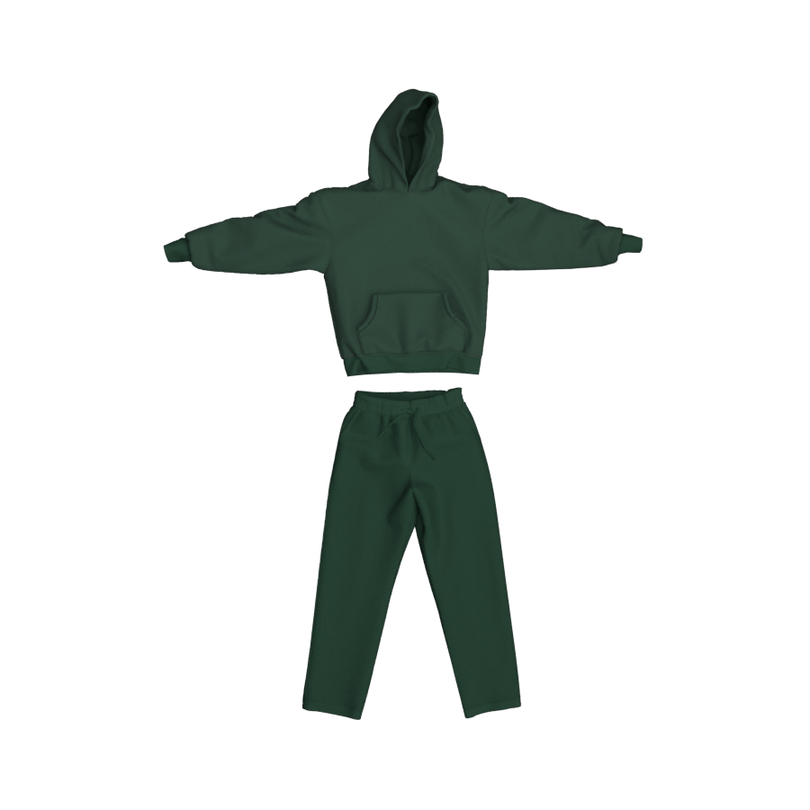 GREEN SWEATSUIT BUNDLE